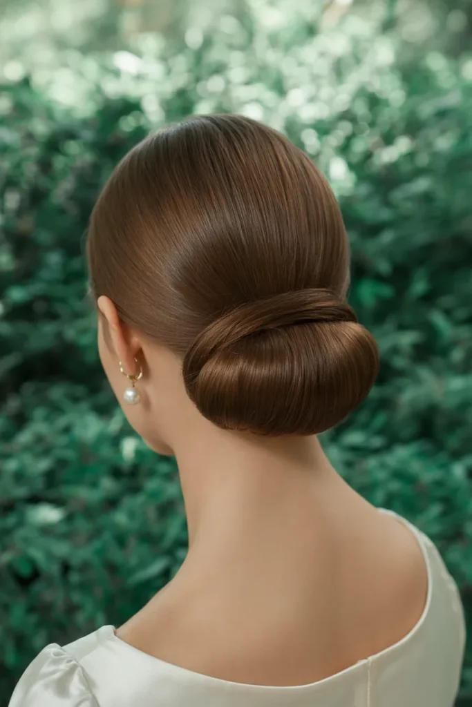 Classic Low Chignon