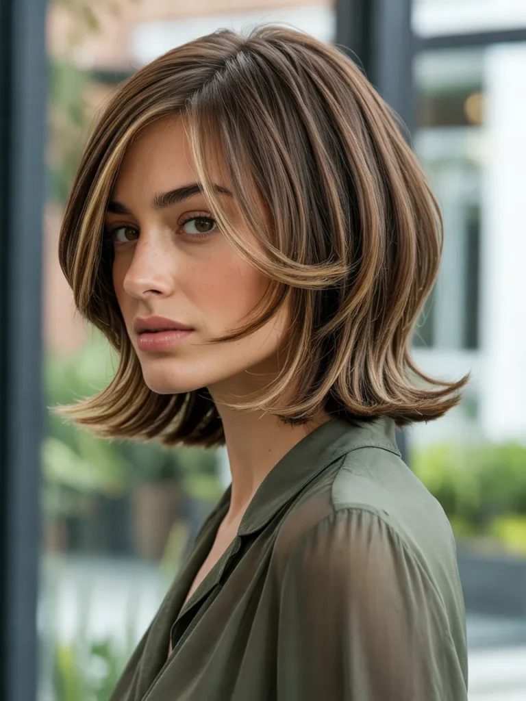 Italian Bob With Face-Framing Layers