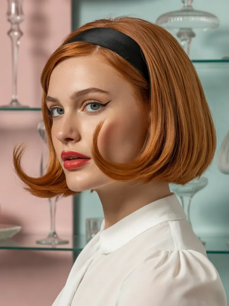 Flipped-Out Bob With Retro Vibes