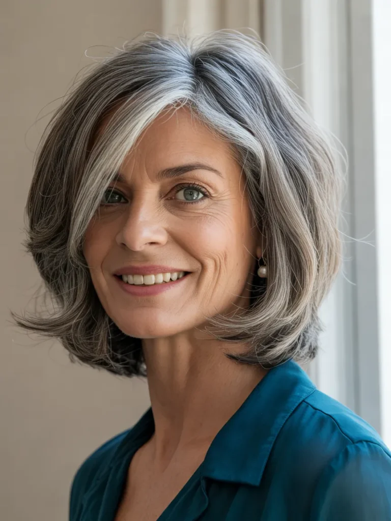 Italian Bob for Women Over 40