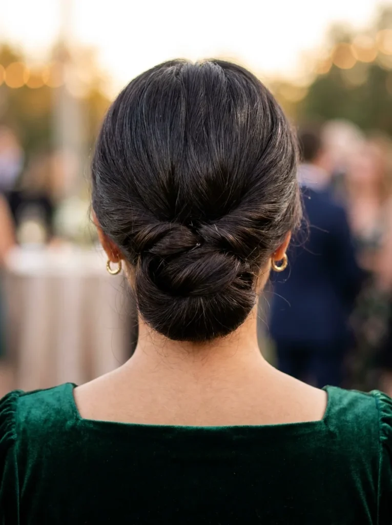 Low Twisted Chignon