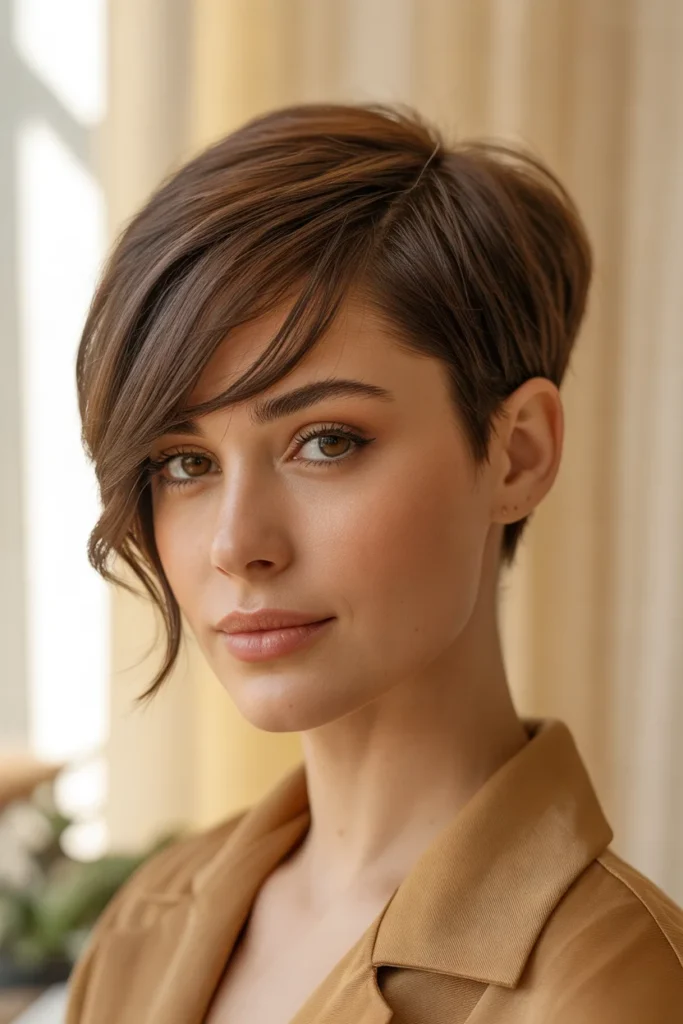 Side-Swept Bangs