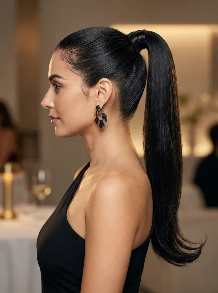 Sleek High Ponytail