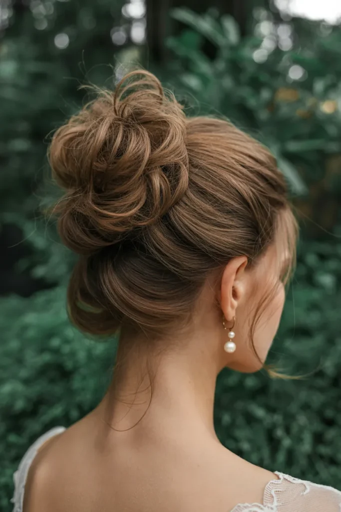 Textured Messy Bun