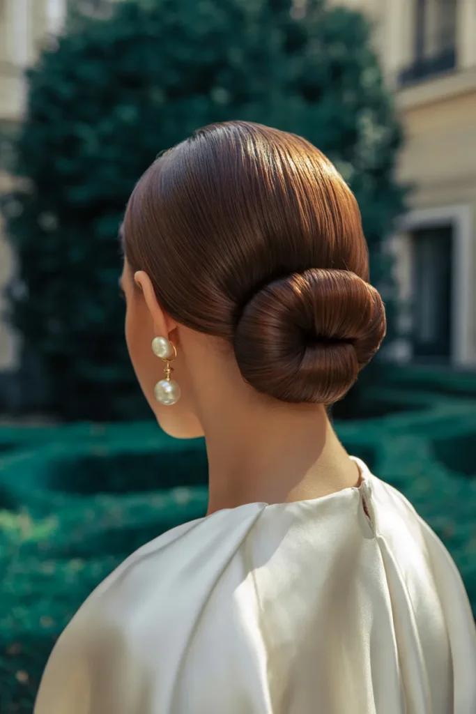 Vintage-Inspired Rolled Updo